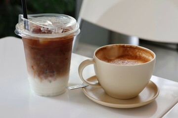 cup of cappuccino