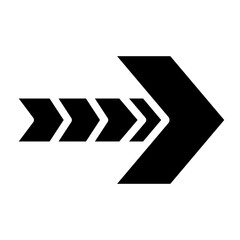 black arrow icon. glyph style. arrow icon for your web site design, logo, app, UI. arrow indicated the direction symbol. curved arrow sign