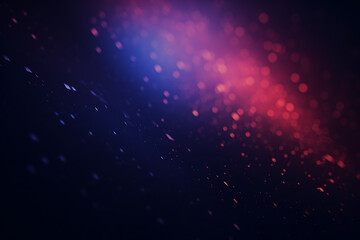 Abstract Purple and Black Gradient Background with Anaglyph Filter Style on Textured Canvas, Featuring Dark Sky-Blue and Light Red Tones, Blurry Details, and Softbox Lighting