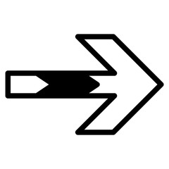 black arrow icon. black fill style. arrow icon for your web site design, logo, app, UI. arrow indicated the direction symbol. curved arrow sign