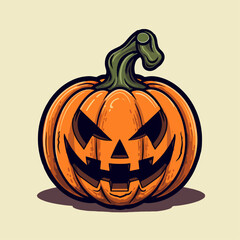 Calabaza de Halloween en Vector