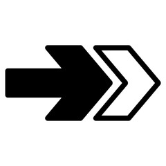 black arrow icon. black fill style. arrow icon for your web site design, logo, app, UI. arrow indicated the direction symbol. curved arrow sign