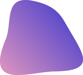 Abstract blob shape splash gradient vector element