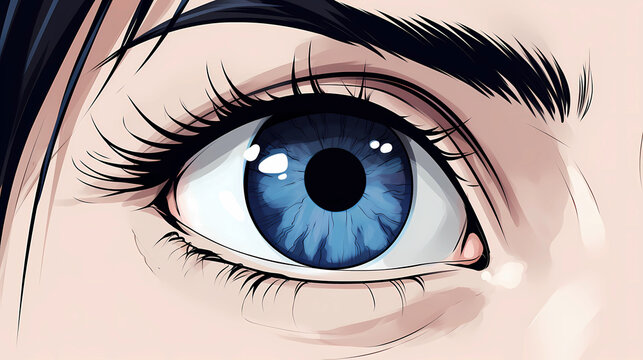 Anime Eyes Images – Browse 611 Stock Photos, Vectors, and Video