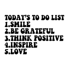 Today 's To Do List Svg