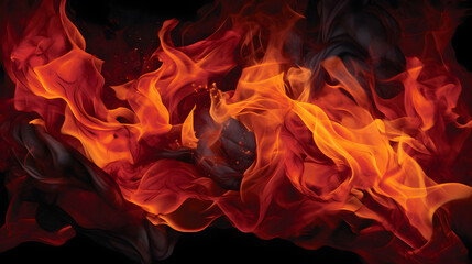 Fototapeta premium Craft a dynamic and immersive background dominated by flames.