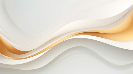 abstract Paper cut style with golden lines with copy space background
