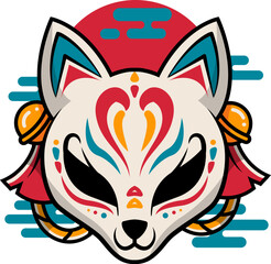 Hand Drawn Flat Kitsune