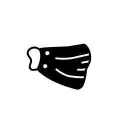 health mask silhouette icon