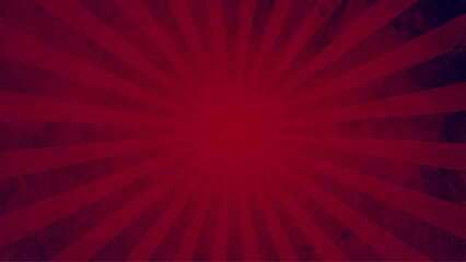 Red Grunge Sunburst Pattern