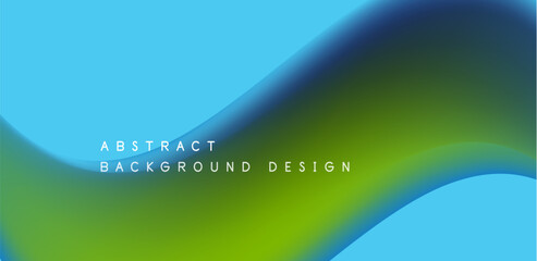 Fluid geometric vector background featuring dynamic liquid shapes, creating captivating abstract visual experience for wallpaper, banner, background, landing page, wall art, invitation, print, poster