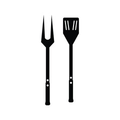 grill spatula icon vektor