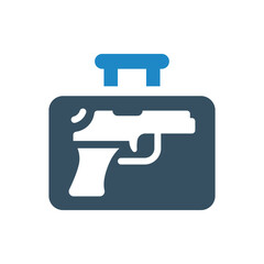gun icon vector illustration