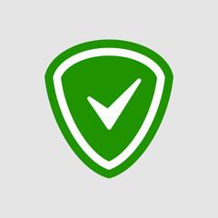 protection icon, which indicates protection of user security which looks simple and unique, vector illustration