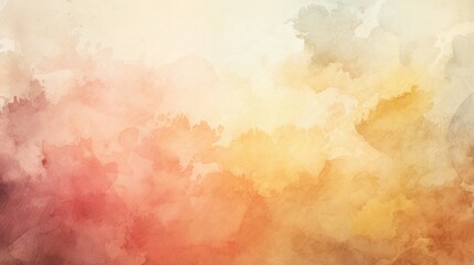 watercolor background with an artistic touch of warm hues