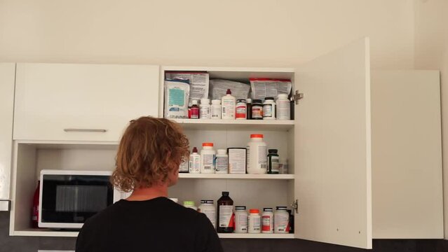 Dietary supplements vitamins dietary supplements on the shelf