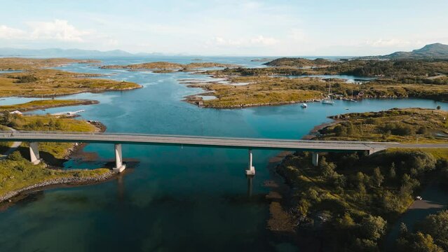 Landscape in Vega archipelago in Norway, UNESCO World Heritage Site