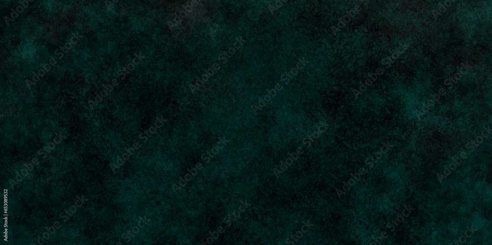 Poster dark green marble stone grunge concrete wall smooth plaster backdrop texture background with high re
