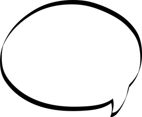 Black and white speech bubble balloon icon sticker memo keyword planner text box banner, flat png transparent element design