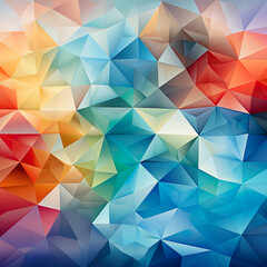Fototapeta premium Tessellating Triangles Background