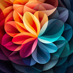 Obraz premium Circles in Motion Background