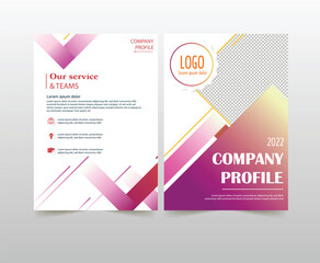 modern design template companu profile