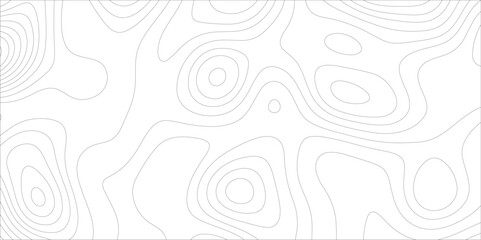 Ocean topographic line map with curvy wave isolines vector illustration. Abstract topographic contours map background, Vector contour topographic map. Cartography texture abstract banner use..