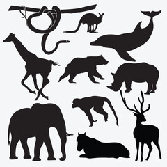 Animals vector png