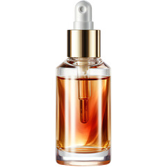 Fototapeta premium Serum dropper bottle. Essential oil flask isolated mockup isolated on transparent
