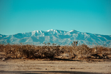 Sunset Mountains in Desert 8