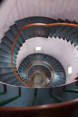 spiral staircase in the church