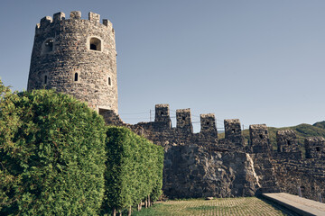 Akhaltsikhe (Rabati) Castle, medieval fortress built in the 9th century.  Located in Akhaltsikhe...