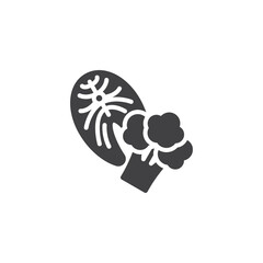 Healthy diet vector icon