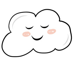 Cloud sleep face