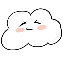 cloud with a smile