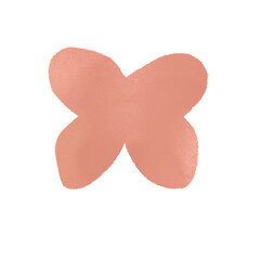 a pink butterfly watercolor illustration