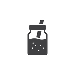 Smoothie jar vector icon