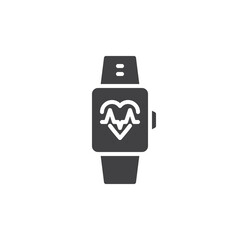 Fitness tracker vector icon