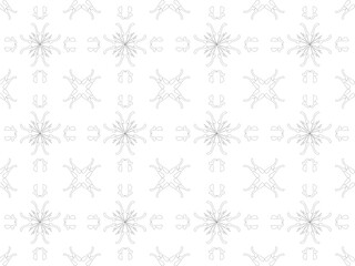 seamless background with snowflakes