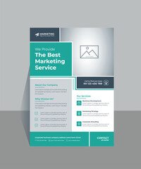 Marketing flyer template
