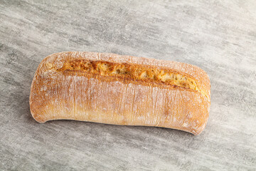 Italian ciabatta bread fresh and crust