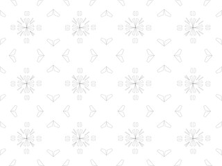 seamless pattern with snowflakes
