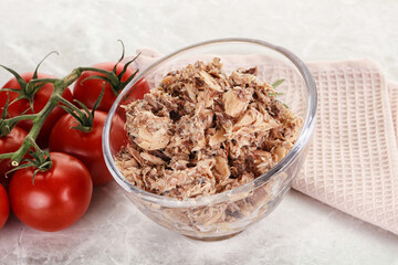 Canned tuna fish for salad