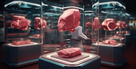 Premium butcher shop of the future.