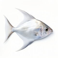 Cutlassfish isolated on white background