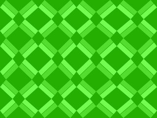 green pattern with triangles