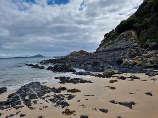Sandy Beach at Seal Rocks New South Wales Australia