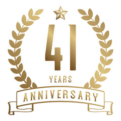 41 years anniversary celebration