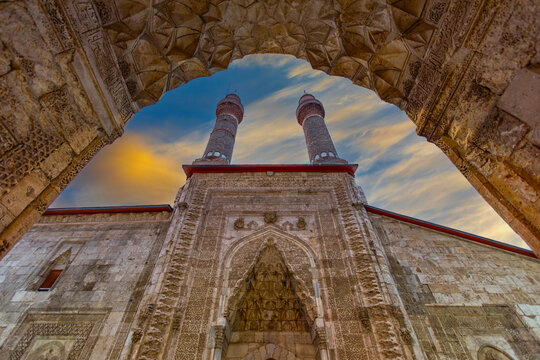 Double Minarets in Sivas, Turkey