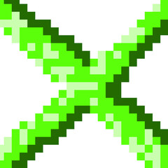 Fototapeta premium Alphabet, English, English, English letters, A to Z, study, learn language, language, Christmas, nature, trees, Minecraft